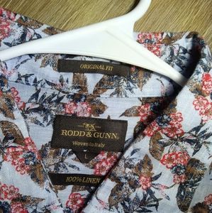 ROD&GUNN 100% linen Woven In Italy